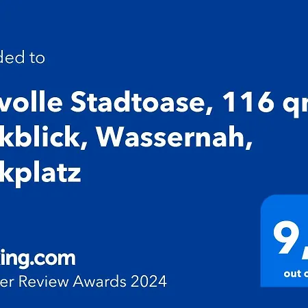Stilvolle Stadtoase, 116 Qm, Parkblick, Wassernah, Parkplatz * Wilhelmshaven