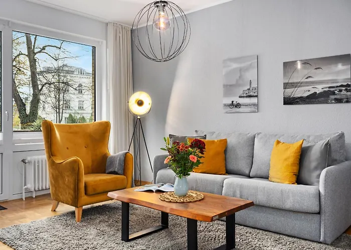 Stilvolle Stadtoase, 116 Qm, Parkblick, Wassernah, Parkplatz Διαμέρισμα *